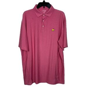 Masters Tech Pink Performance Polo Men's Size XL Augusta National Golf